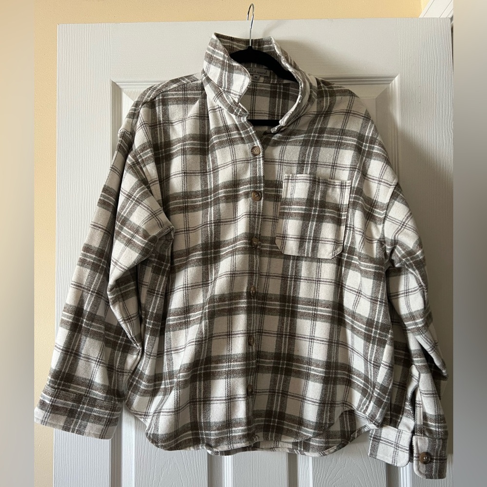 Plaid Flannel Top